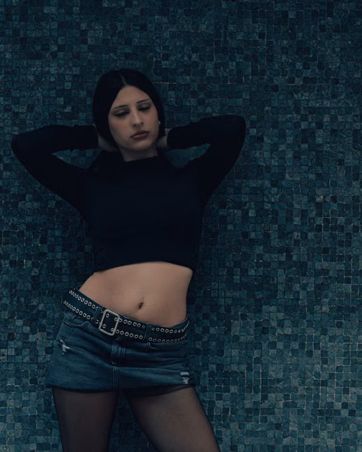 Saia Jeans Curta